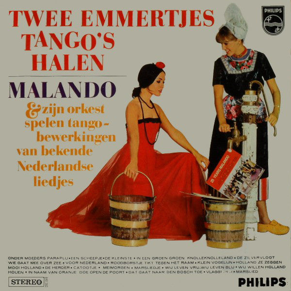 Malando & Zijn Orkest - Twee Emmertjes Tango's Halen (LP) 40426 Vinyl LP JUKEBOXSINGLES.NL   