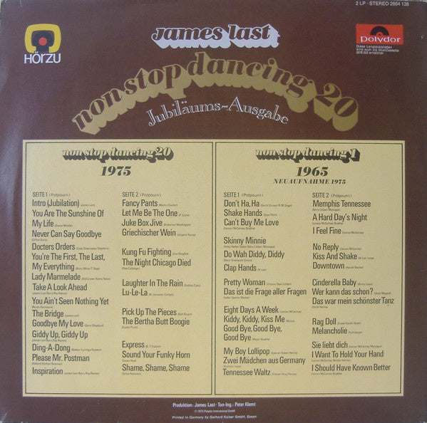 James Last – Non Stop Dancing 20 – Jubiläums-Ausgabe (LP) 44034