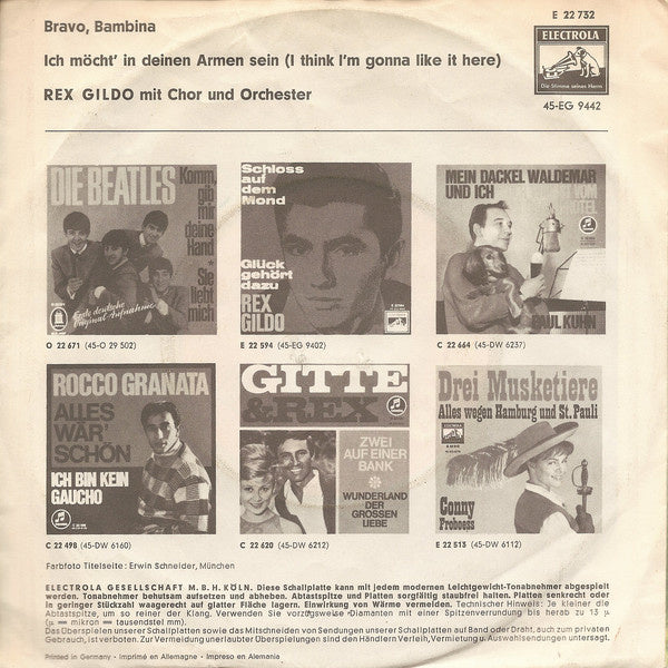 Rex Gildo - Bravo Bambina 13255