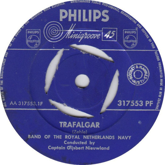 Band Of The Royal Netherlands Navy - Trafalgar Vinyl Singles Vinyl Zeer Goed / Hoesje Generic "VINYLSINGLES.NL"