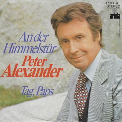 Peter Alexander - An Der Himmelstür Vinyl Singles Vinyl Zeer Goed / Hoesje Goed "VINYLSINGLES.NL"