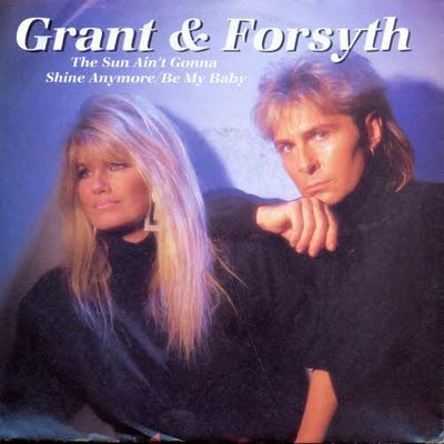 Grant & Forsyth - The Sun Ain't Gonna Shine Anymore Vinyl Singles Vinyl Zeer Goed / Hoesje Goed "VINYLSINGLES.NL"