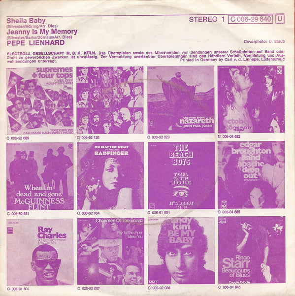 Pepe Lienhard – Sheila Baby 22846