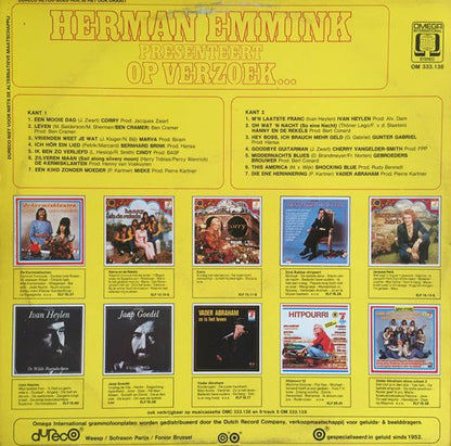 Various - Herman Emmink Presenteert Op Verzoek... (LP) Vinyl LP Vinyl (VG) <br> Hoes (G+)