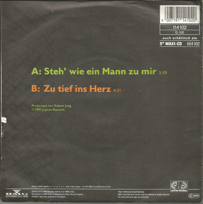 Nicole - Steh' Wie Ein Mann Zu Mir 09624 Vinyl Singles Vinyl Goed / Hoes Goed