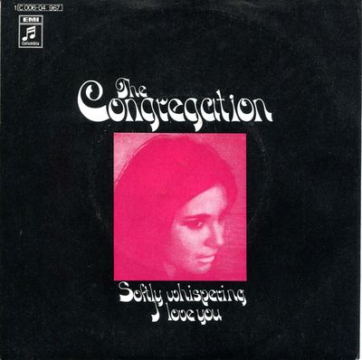 Congregation - Softly Whispering I Love You Vinyl Singles Vinyl Zeer Goed / Hoesje Goed "VINYLSINGLES.NL"