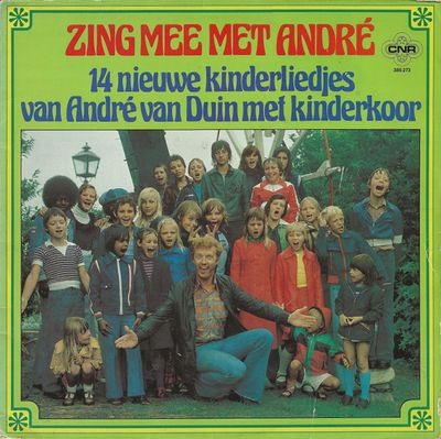 André van Duin - Zing Mee Met André (14 Nieuwe Kinderliedjes Van André Van Duin Met Kinderkoor) (LP) Vinyl LP Vinyl (VG) <br> Hoes (G+)