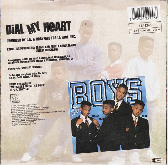 Boys - Dial My Heart 22643