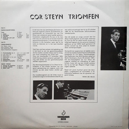 Cor Steyn - Triomfen (LP) 40430 Vinyl LP JUKEBOXSINGLES.NL   