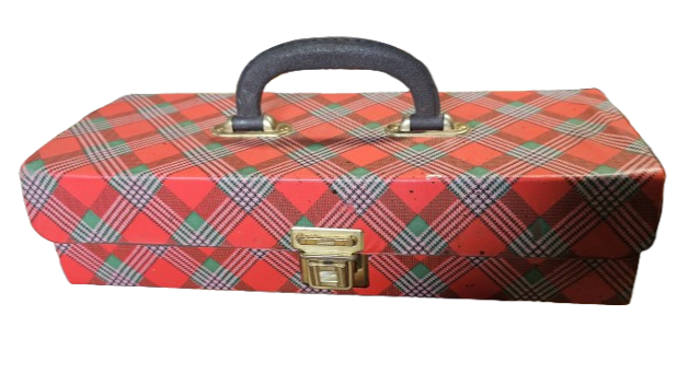 Cassettebandjes Koffer – grijs Accessoires Goede Staat