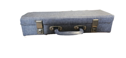 Cassettebandjes Koffer – Grijs – Vintage – In Goede Staat Accessoires Goede Staat