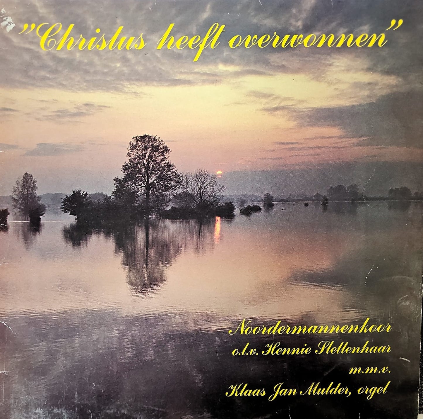 Noordermannenkoor - Christus Heeft Overwonnen (LP) 50317 Vinyl LP Vinyl Goed / Hoes Goed