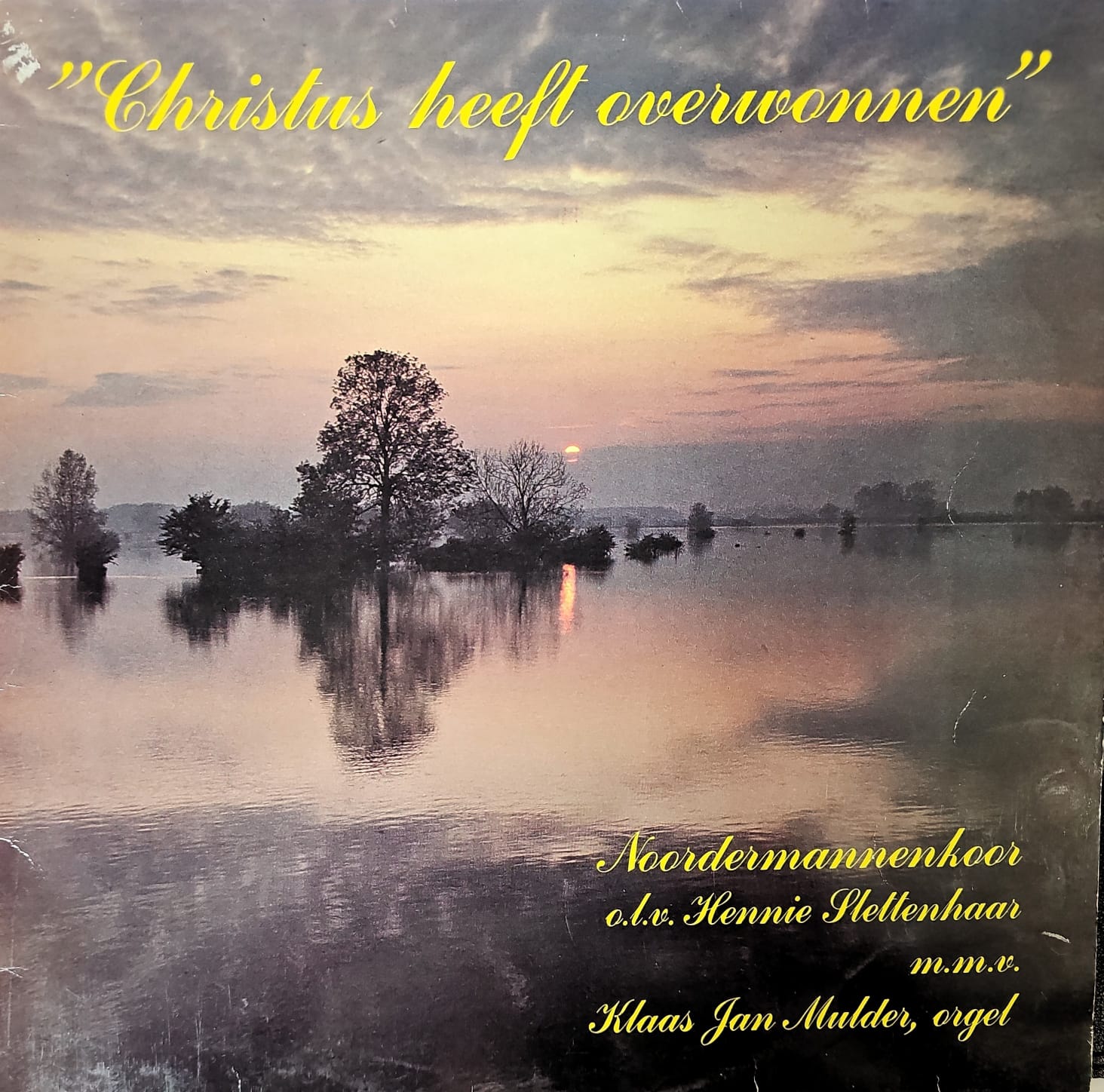 Noordermannenkoor - Christus Heeft Overwonnen (LP) 50317 Vinyl LP Vinyl Goed / Hoes Goed