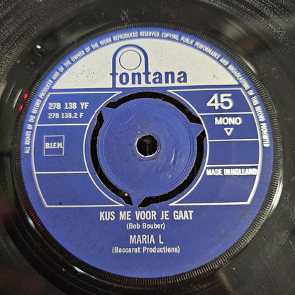 Maria Lindes - Nooit, Nooit Wil Ik Met Jou 41066 Vinyl Singles Vinyl Goed / Hoes Generic