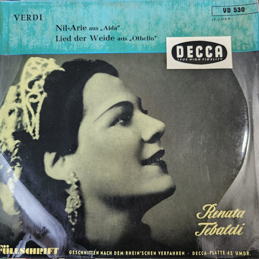 Giuseppe Verdi, Renata Tebaldi - Nil-Arie Aus Aida 41082 Vinyl Singles Vinyl Goed / Hoes Goed