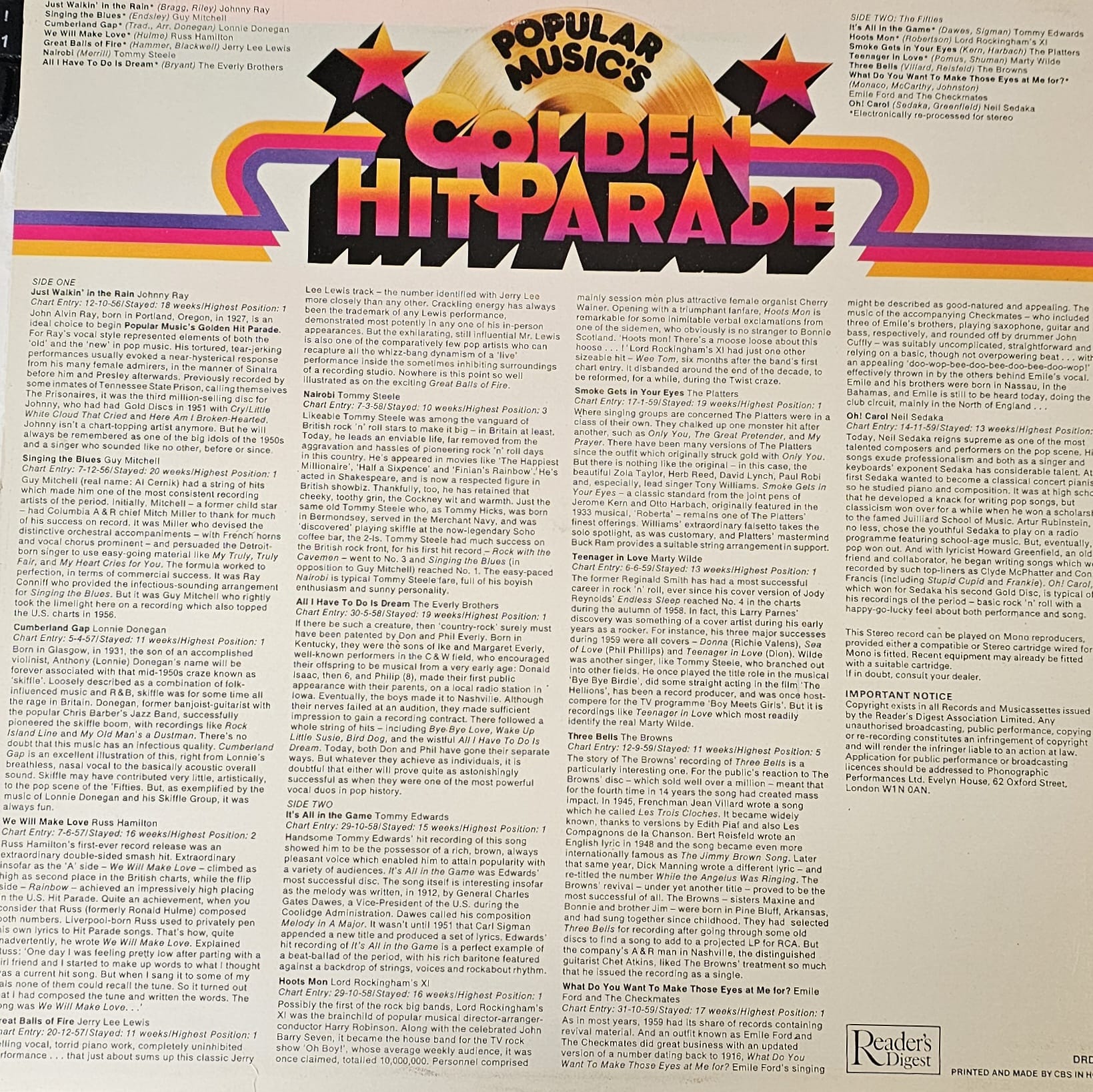 Various - Fifties 1 (LP) 52293 Vinyl LP VINYLSINGLES.NL