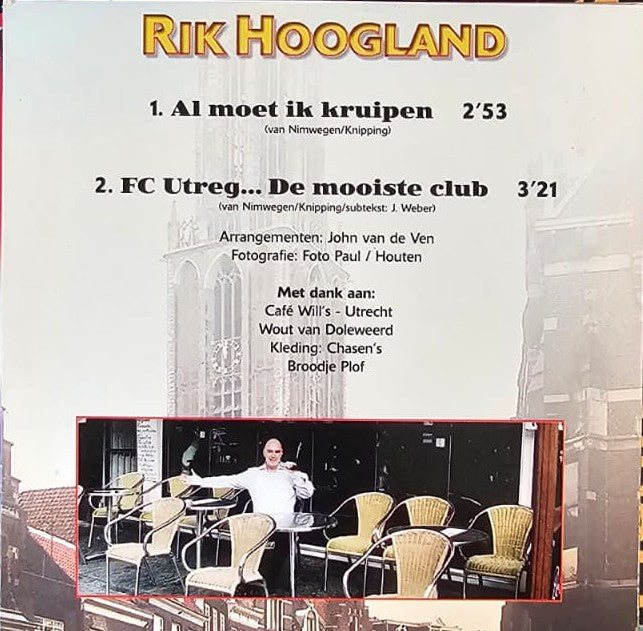 Rik Hoogland - Al Moet Ik Kruipen (CD) Compact Disc Single Goede Staat