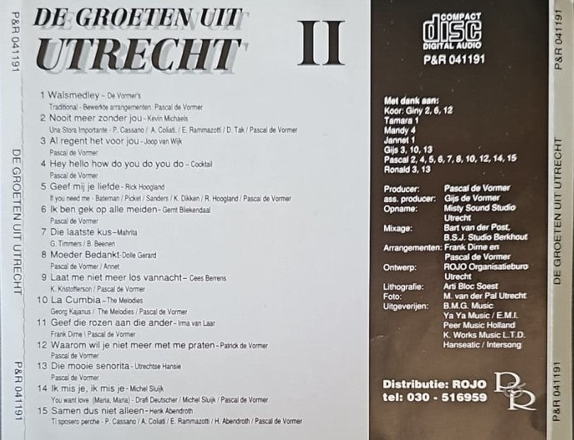 Various - De Groeten Uit Utrecht II (CD) VINYLSINGLES.NL