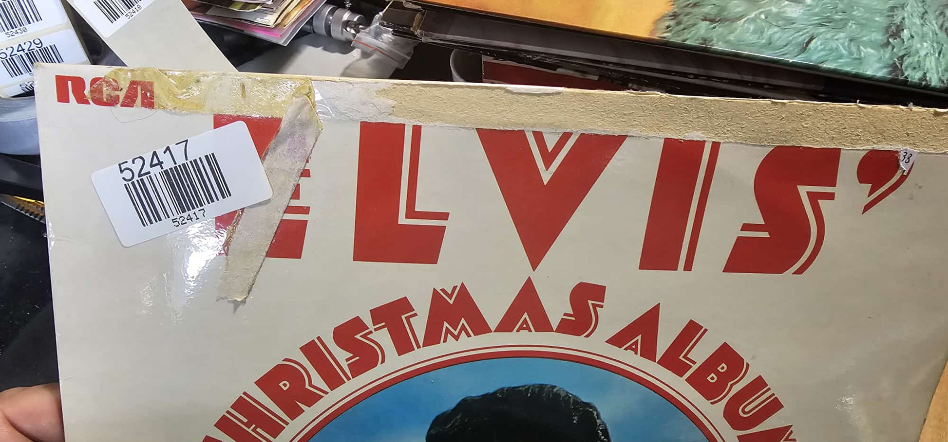 Elvis Presley - Elvis' Christmas Album (LP) (B) Vinyl LP Vinyl Goed / Hoes Redelijk52417