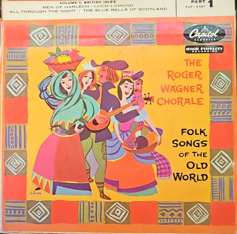 Roger Wagner Chorale - Folk Songs Of Old World Vinyl Singles Vinyl Goed / Hoes Goed