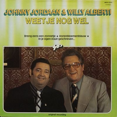 Johnny Jordaan - Weet Je Nog Wel (LP) Vinyl LP Vinyl (VG) <br> Hoes (G+)