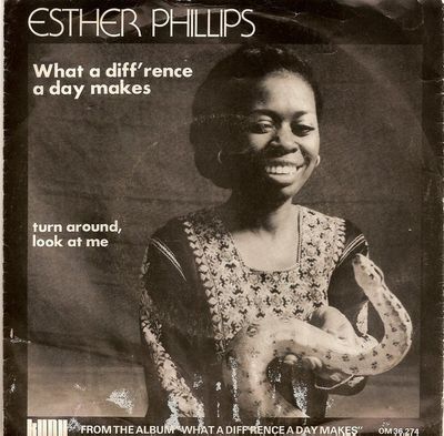 Esther Phillips - What A Diff'rence A Day Makes Vinyl Singles Vinyl Zeer Goed / Hoesje Goed "VINYLSINGLES.NL"
