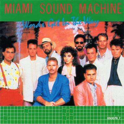 Miami Sound Machine - Words Get In The Way Vinyl Singles Vinyl Zeer Goed / Hoesje Goed "VINYLSINGLES.NL"