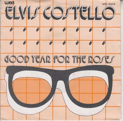 Elvis Costello - Good Year For The Roses Vinyl Singles Vinyl Zeer Goed / Hoesje Goed "VINYLSINGLES.NL"