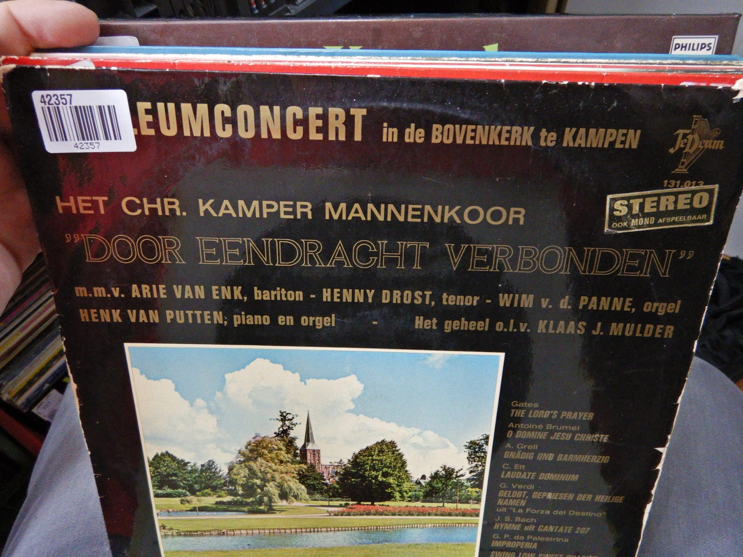 Chr. Kamper Mannenkoor Door Eendracht Verbonden - Jubileumconcert (LP) 42357 Vinyl LP JUKEBOXSINGLES.NL   