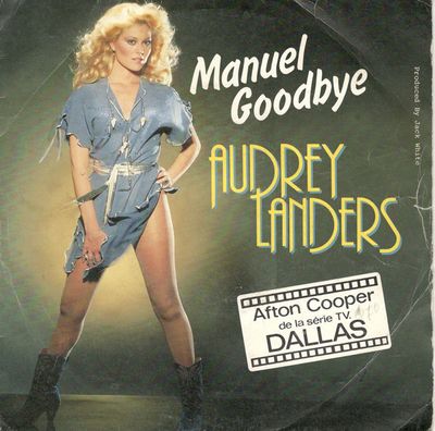 Audrey Landers - Manuel Goodbye Vinyl Singles Vinyl Zeer Goed / Hoesje Sticker "VINYLSINGLES.NL"