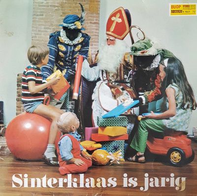 Edelzangertjes - Sinterklaas Is Jarig (LP) Vinyl LP Vinyl Zeer Goed / Hoesje Goed "VINYLSINGLES.NL"