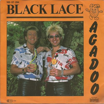 Black Lace - Agadoo Vinyl Singles Vinyl Zeer Goed / Hoesje Goed "VINYLSINGLES.NL"