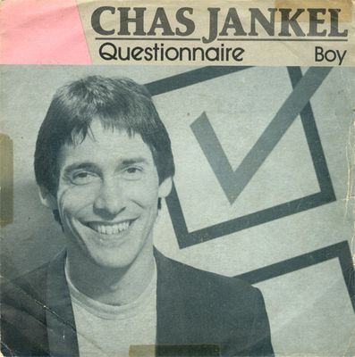 Chas Jankel - Questionnaire Vinyl Singles Vinyl Zeer Goed / Hoesje Goed "VINYLSINGLES.NL"