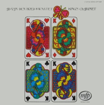 Ad Van Den Hoed Kwartet - King's Clarinet (LP) Vinyl LP Vinyl Zeer Goed / Hoes Goed "VINYLSINGLES.NL"