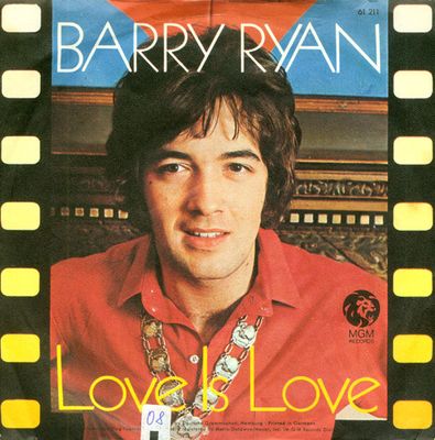 Barry Ryan - Love Is Love Vinyl Singles Vinyl Zeer Goed / Hoesje Goed "VINYLSINGLES.NL"