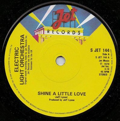 Electric Light Orchestra - Shine A Little Love Vinyl Singles Vinyl Zeer Goed / Hoesje Generic "VINYLSINGLES.NL"