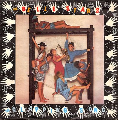 Belle Stars - The Clapping Song Vinyl Singles Vinyl Zeer Goed / Hoesje Goed "VINYLSINGLES.NL"