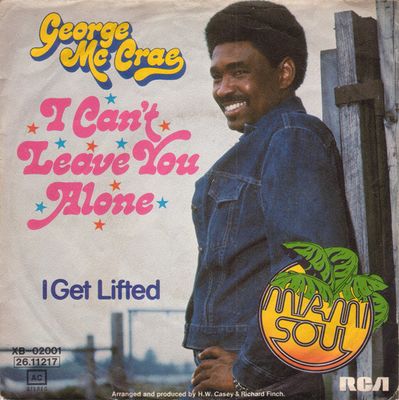 George McCrae - I Can't Leave You Alone Vinyl Singles Vinyl Zeer Goed / Hoesje Plakband "VINYLSINGLES.NL"