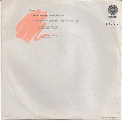 Genesis - Mama 10436 Vinyl Singles Vinyl Goed / Hoes Goed