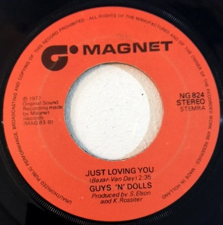 Guys 'n' Dolls - You're My World 08015 Vinyl Singles Vinyl Goed / Hoes Generic