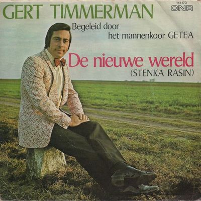 Gert Timmerman - De Nieuwe Wereld Vinyl Singles Vinyl Zeer Goed / Hoesje Goed "VINYLSINGLES.NL"