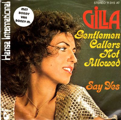 Gilla - Gentlemen Callers Not Allowed Vinyl Singles Vinyl Zeer Goed / Hoesje Goed "VINYLSINGLES.NL"