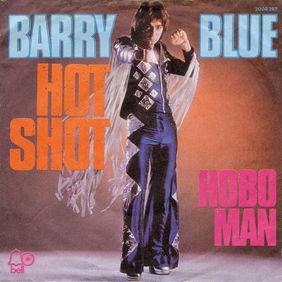 Barry Blue - Hot Shot Vinyl Singles Vinyl Zeer Goed / Hoesje Plakband "VINYLSINGLES.NL"