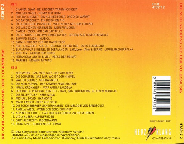 Schlagerparade der Volksmusik (CD) 70714 Compact Disc 2x Goede Staat