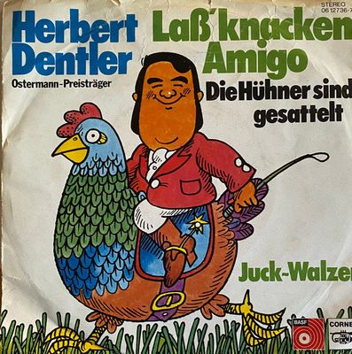 Herbert Dentler - Lass' Knacken, Amigo Vinyl Singles Vinyl Zeer Goed / Hoesje Goed "VINYLSINGLES.NL"