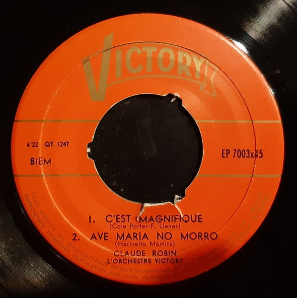 Claude Robin, L'Orchestre Victory - C'est Magnifique 05831 Vinyl Singles EP Vinyl Goed / Hoes Generic