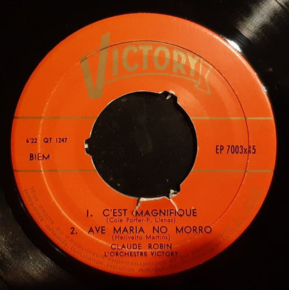 Claude Robin, L'Orchestre Victory - C'est Magnifique 05831 Vinyl Singles EP Vinyl Goed / Hoes Generic