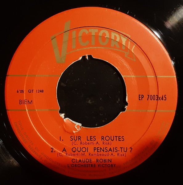 Claude Robin, L'Orchestre Victory - C'est Magnifique 05831 Vinyl Singles EP Vinyl Goed / Hoes Generic
