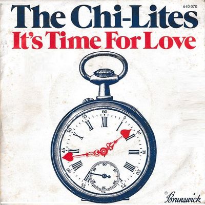Chi-Lites - It's Time For Love Vinyl Singles Vinyl Zeer Goed / Hoesje Stempel "VINYLSINGLES.NL"