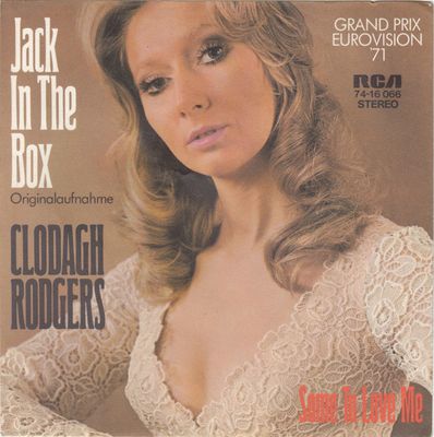 Clodagh Rodgers - Jack In The Box (Originalaufnahme) Vinyl Singles Vinyl Zeer Goed / Hoesje Goed "VINYLSINGLES.NL"